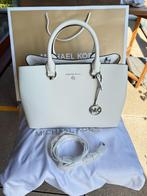Michael Kors handtas, groot Edith-model in wit leer, Handtassen en Accessoires, Tassen | Damestassen, Ophalen of Verzenden, Zo goed als nieuw