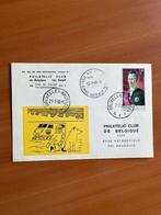 Postkaart Base Antarctique Roi Baudouin 1966-Philatelic club, Postzegels en Munten, Gestempeld, Overig, Overig, Verzenden
