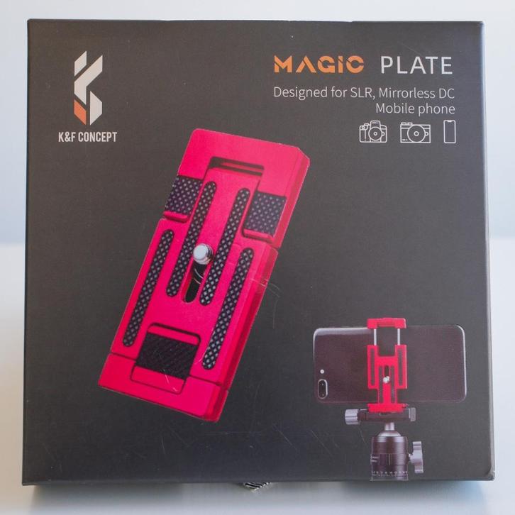 K&F Concept Arca Swiss Quick Release Plate Smartphonehouder, Audio, Tv en Foto, Fotografie | Statieven en Balhoofden, Zo goed als nieuw