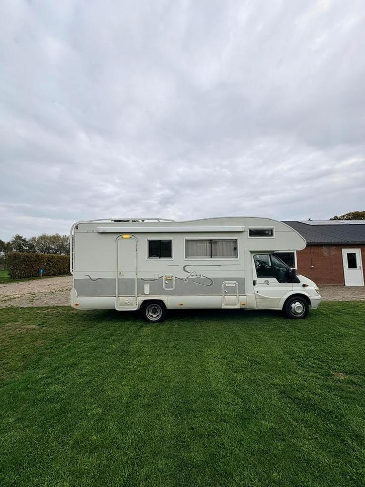 Mooie 6 persoons mobilhome met stapelbed in Holland, Caravans en Kamperen, Mobilhomes, Particulier, tot en met 6, Alkoof, Overige merken