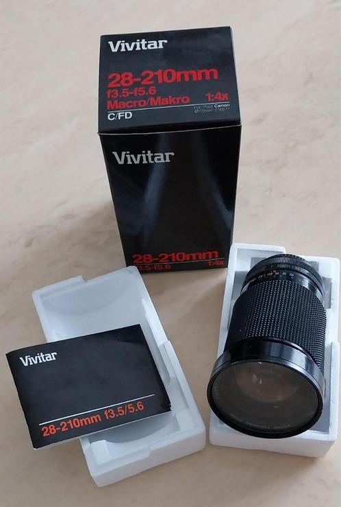 Vivitar lens 28-210, Audio, Tv en Foto, Foto | Lenzen en Objectieven, Zo goed als nieuw, Macrolens, Zoom, Ophalen of Verzenden