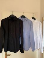 Chemises blanc t.41-42 Pronto Moda et t.40-41 blanc, bleu,, Ophalen, Zo goed als nieuw, Wit, Pronto Moda