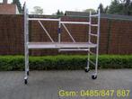 Aluminium vouwstelling 190 x 75 cm, Ophalen, Nieuw, Rolsteiger of Kamersteiger, Minder dan 2 meter