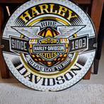 harley davidson emaille reclamebord, Ophalen of Verzenden, Zo goed als nieuw, Reclamebord