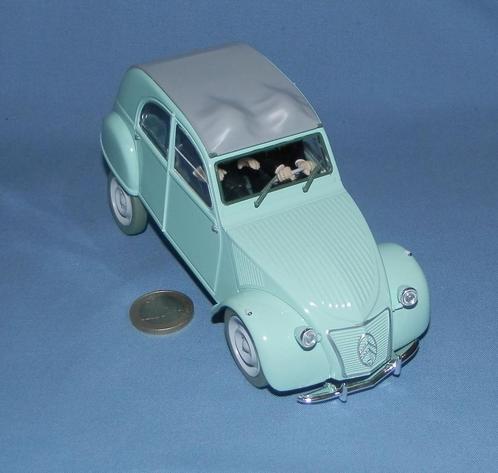Moulinsart Tintin 1/24 : Citroën 2CV Dupond&Dupont (16 cm), Hobby & Loisirs créatifs, Voitures miniatures | 1:24, Neuf, Voiture