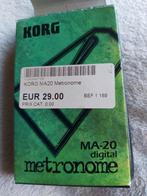 Metronoom de marque Korg MA-20 digital, Ophalen of Verzenden, Zo goed als nieuw