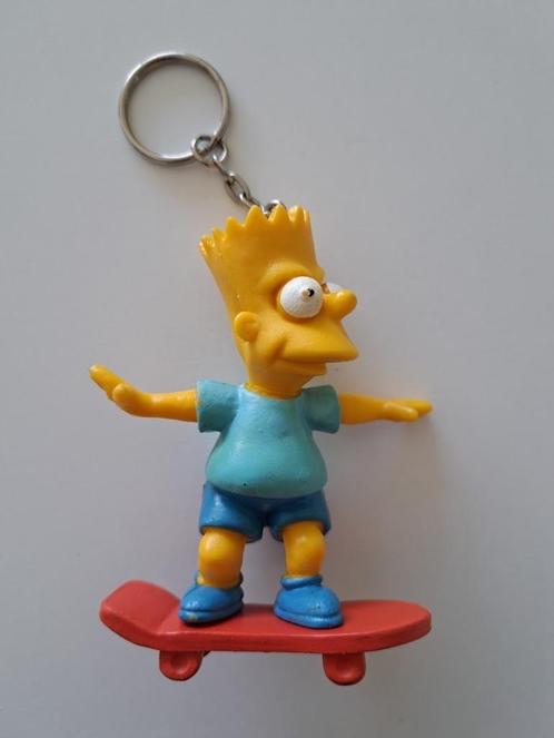 Vintage Sleutelhanger - The Simpsons - Bart Simpson & Skate, Verzamelen, Poppetjes en Figuurtjes, Gebruikt, Ophalen of Verzenden