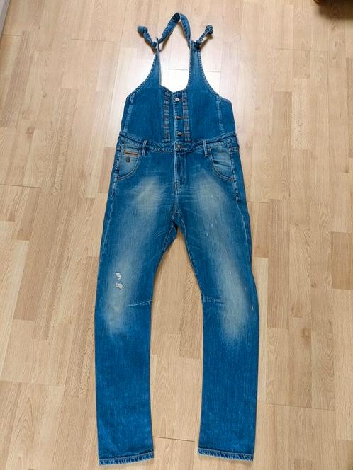 Salopette jeans Maison Scotch, Kleding | Dames, Spijkerbroeken en Jeans, Zo goed als nieuw, Blauw, Ophalen of Verzenden