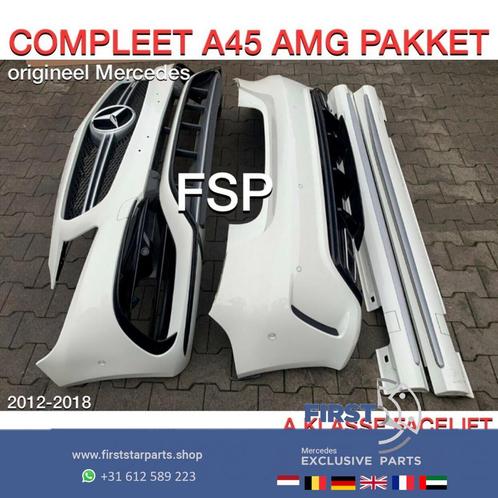 W176 A45 AMG PAKKET ORIGINEEL Mercedes A Klasse WIT FACELIFT, Autos : Pièces & Accessoires, Carrosserie & Tôlerie, Pare-chocs