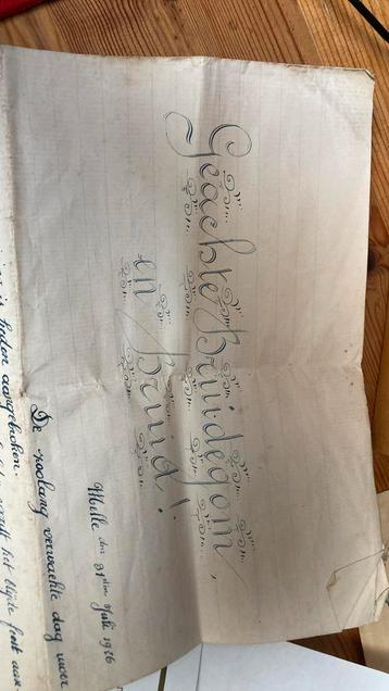 Trouw brief burgemeester 1926 beschikbaar voor biedingen