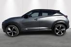 Nissan Juke 1.6 Hybrid 145 N-Design 360 camera, Navigatie,, Auto's, Nissan, Stof, Gebruikt, 4 cilinders, Bedrijf