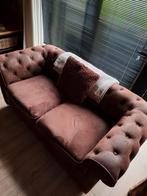 Driezit en tweezit te koop chesterfield stijl, Ophalen, Gebruikt, Overige maten, Chesterfield