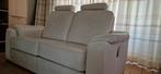 Lederen 2-zit met mechanische relax, Ophalen, Gebruikt, 150 tot 200 cm, Tweepersoons