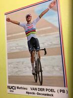 wielerkaart 2024  wk  team alpecin mathieu van der poel, Verzenden, Zo goed als nieuw