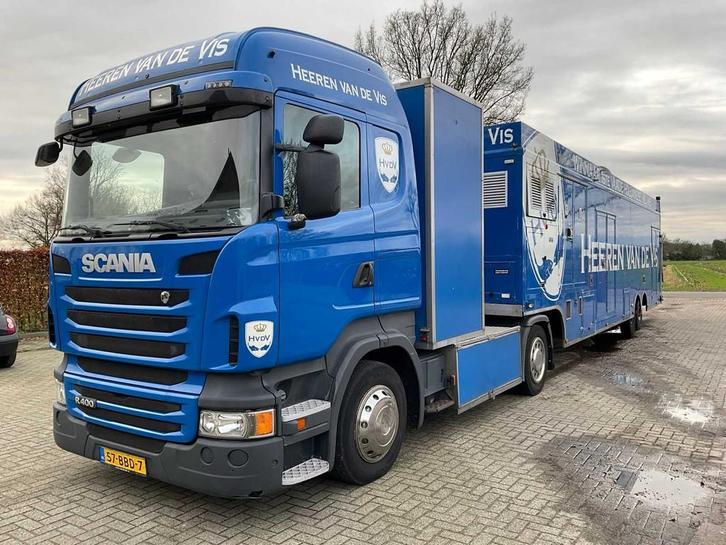 1997 Ruysschaert SR16TP Verkoop oplegger met 2012 Scania tre, Auto's, Vrachtwagens, Bedrijf, Aanhangers en Opleggers, Overige brandstoffen
