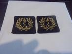 kraagspiegel officieren medische dienst, Verzamelen, Ophalen of Verzenden, Overige soorten, Embleem of Badge