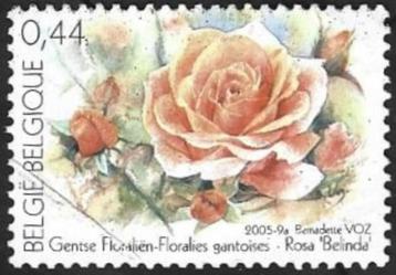 1 Postzegel België 2005 Rozen beschikbaar voor biedingen