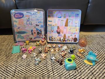 Littlest Pet Shop Box + ca. 30 Figuren & Accessoires beschikbaar voor biedingen