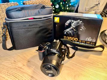 Nikon D3500 + AF-P 18-55mm VR beschikbaar voor biedingen