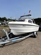 vis/tourboot, 70 pk of meer, Benzine, Buitenboordmotor, Polyester