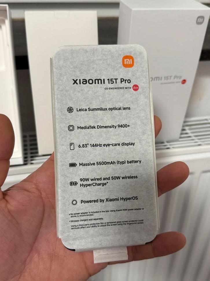 Xiaomi 15T Pro 512GB Black NEUF!! Vend ou échange, Télécoms, Téléphonie mobile | Marques Autre, Neuf, Autres modèles, Enlèvement