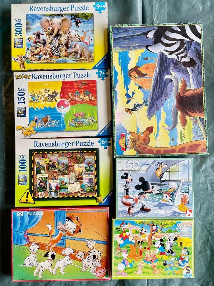 Puzzles Ravensburger & Disney – 5€ la boîte, Hobby & Loisirs créatifs, Sport cérébral & Puzzles, Utilisé, Puzzle, Enlèvement