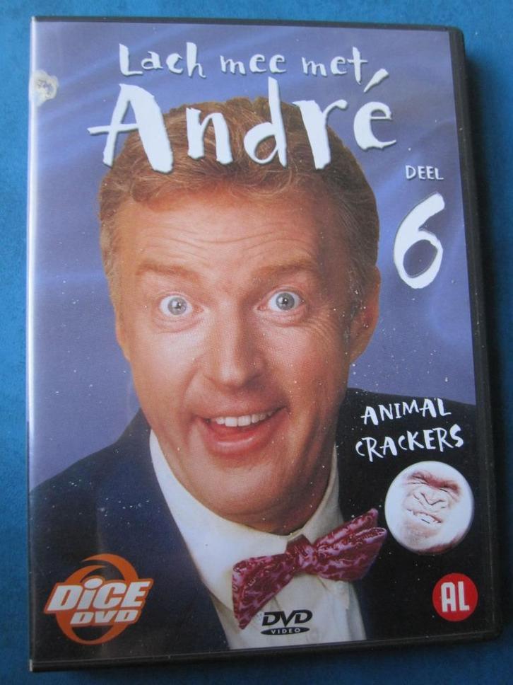 Lach mee met André 6, Cd's en Dvd's, Dvd's | Cabaret en Sketches, Zo goed als nieuw, Tv-programma of Sketches, Alle leeftijden