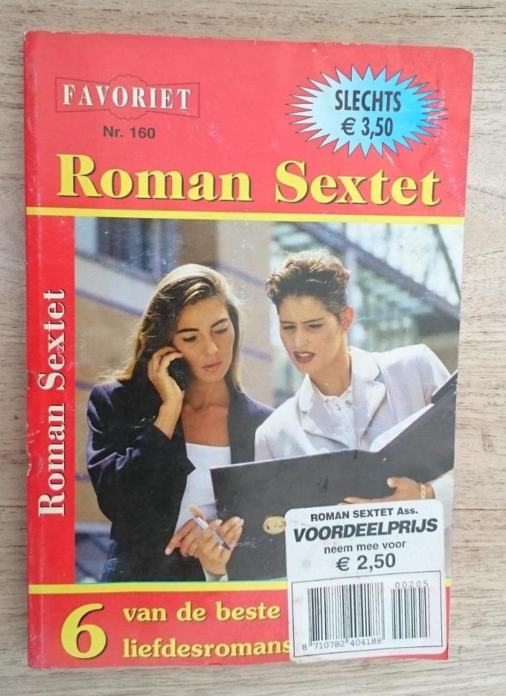 Favoriet nr 160 Roman Sextet - 6 van de beste liefdesromans, Boeken, Chicklit, Nieuw, Ophalen of Verzenden