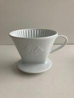 Melitta 102 : Vintage witte keramiek koffiefilter, Ophalen of Verzenden