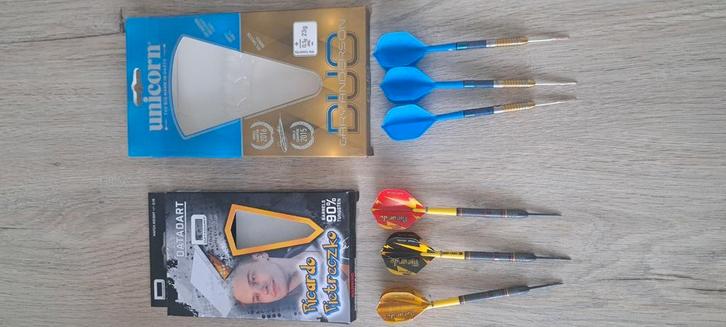 Dartpijlen ricardo en anderson, Sport en Fitness, Darts, Zo goed als nieuw, Pijlen, Ophalen