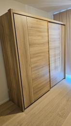 slaapkamer: bed 180x200, kleerkast, commode + 2x nachtkastje, Huis en Inrichting, Slaapkamer | Complete slaapkamers, Ophalen, Gebruikt
