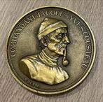 Jacques Cousteau Medallion La Calypso, Ophalen, Brons