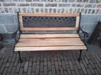 Mooie ouderwetse gietijzeren bank., Tuin en Terras, Ophalen, Nieuw, Hout