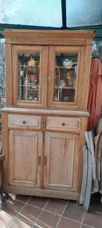 meuble en bois blanc + vitrine, Antiquités & Art, Enlèvement