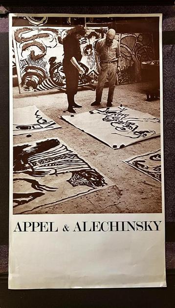 XL Affiche Appel & Alechinsky poster exposition 1979 vintage