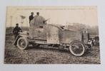 Z/W fotopostkaart Belgische auto mitrailleur Diksmuide 1914, Verzenden, Voor 1920, Gelopen, Politiek en Historie