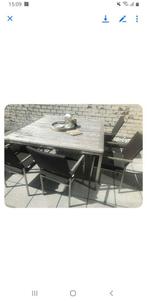Verkoop, Tuin en Terras, Picknicktafels, Ophalen, Gebruikt, Vierkant, Hout