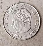 munt Zweden 5 kronur 1971 zilver 0,400, Postzegels en Munten, Verzenden, Zilver