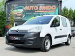 Citroën Berlingo 1.6 BlueHDi * GPS * 3 Places * Clim * Tva, Auto's, Voorwielaandrijving, Stof, 4 cilinders, Wit