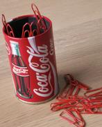 Coca Cola blikje met rode paperclips Coca-Cola, Ophalen of Verzenden, Nieuw