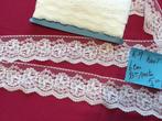 Kant wit 6 cm breed K-19, haspel 25 mtr. 5,00, Hobby en Vrije tijd, Naaien en Fournituren, Ophalen of Verzenden, Zo goed als nieuw
