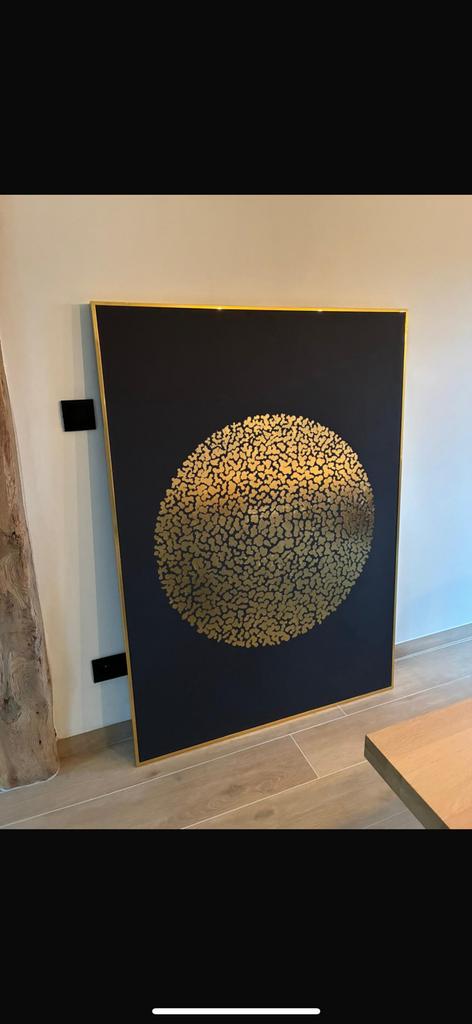 Gouden cirkel + kader 102 x 142,5 cm, Maison & Meubles, Accessoires pour la Maison | Paravents d'intérieur, Enlèvement, Comme neuf