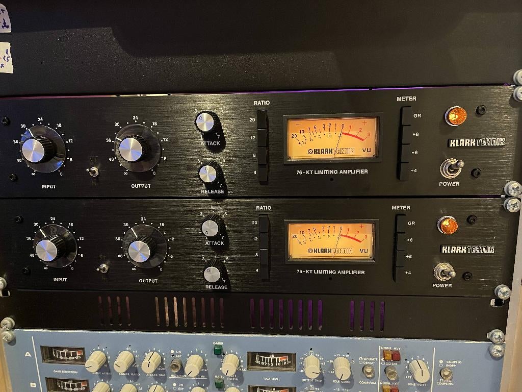 2 x KT-76 1176 compressor stereo gekoppeld!, Ophalen of Verzenden, Zo goed als nieuw, Compressor