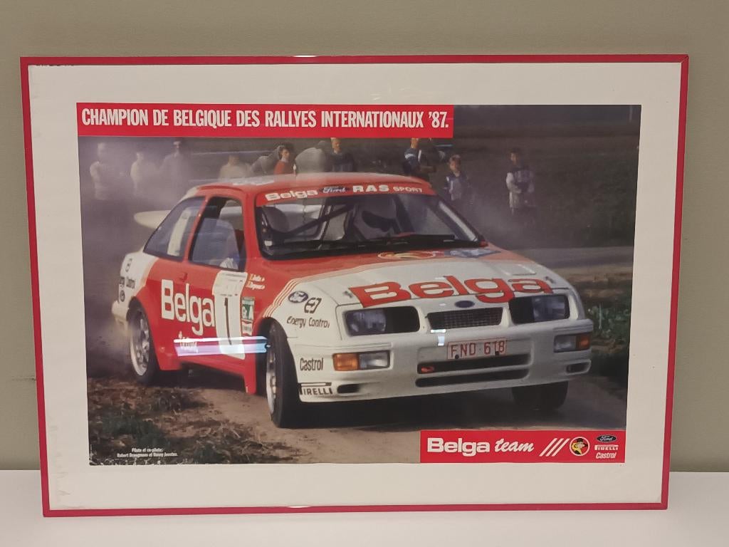 Rally poster Droogmans 1987, Ophalen of Verzenden