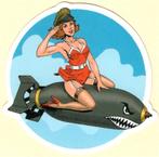 Pin Up Girl sticker #186, Verzamelen, Verzenden, Nieuw