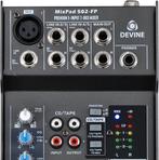 Devine Mixpad 502 profesionele 5 kanaals mixer, Audio, Tv en Foto, Professionele apparaten, Ophalen, Zo goed als nieuw, Audio