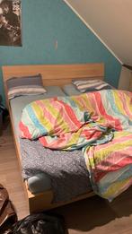 Twee persoonsbed, Huis en Inrichting, Slaapkamer | Bedden, Ophalen, Gebruikt, Tweepersoons, 180 cm