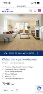 Parquet Chêne blanc perle extra mat de la marque Quick Step, Huis en Inrichting, Stoffering | Vloerbedekking, Wit, Nieuw, Minder dan 10 m²