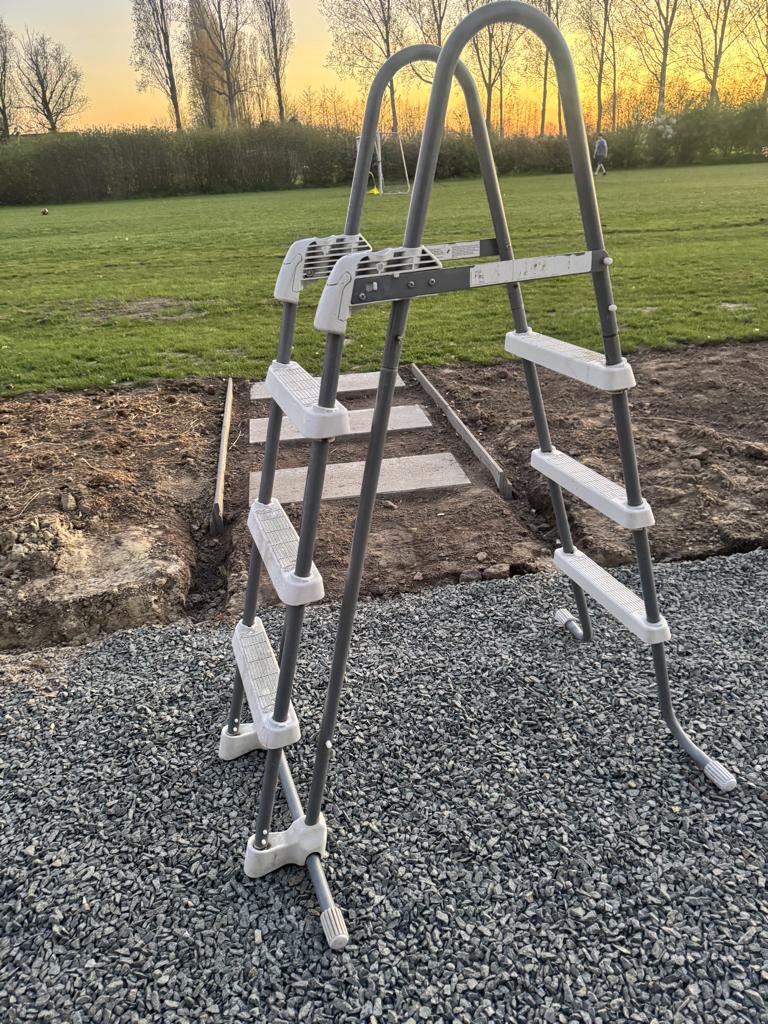 Zwembadladder, Tuin en Terras, Zwembad-toebehoren, Ophalen, Gebruikt