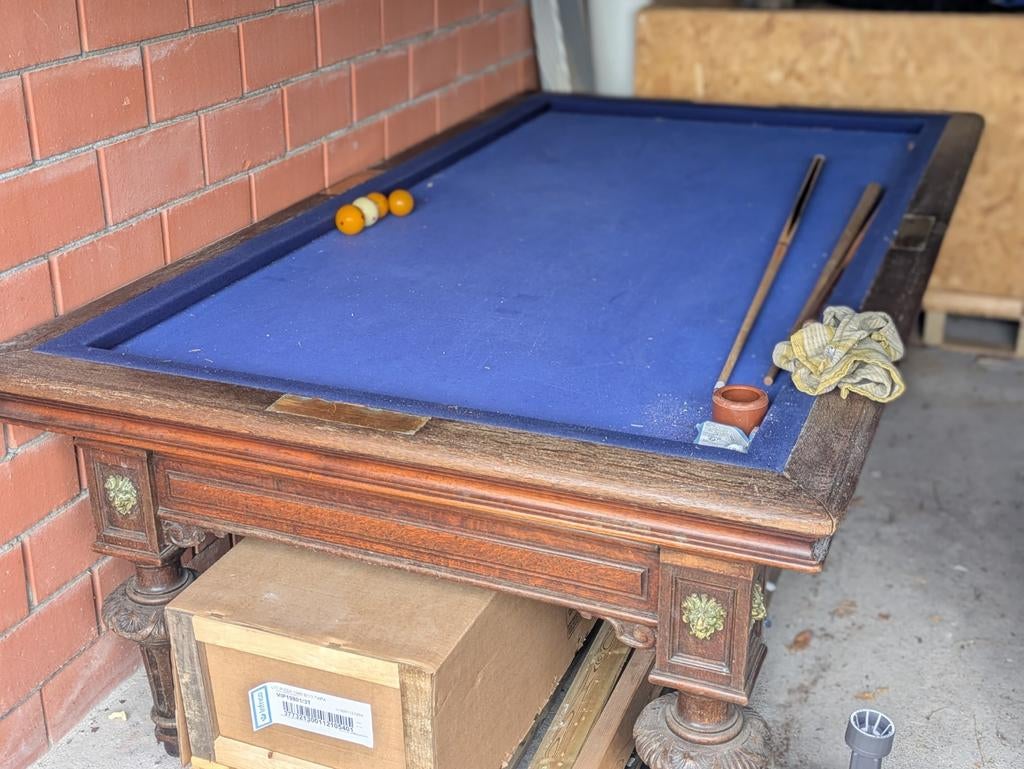 Billard à 3 bandes, comme décoration, Enlèvement